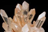 Tangerine Quartz Crystal Cluster - Madagascar #58829-3
